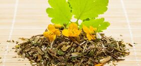 Dried herbal grass