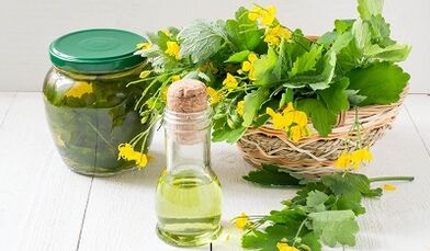 Folk medicines for papillomas