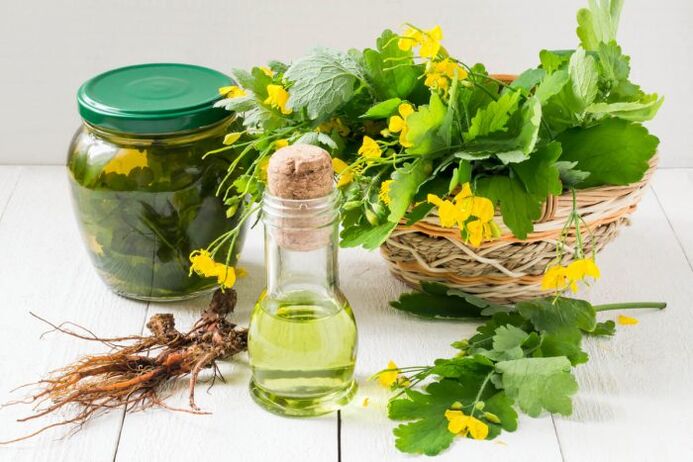folk remedy warts based on celandine